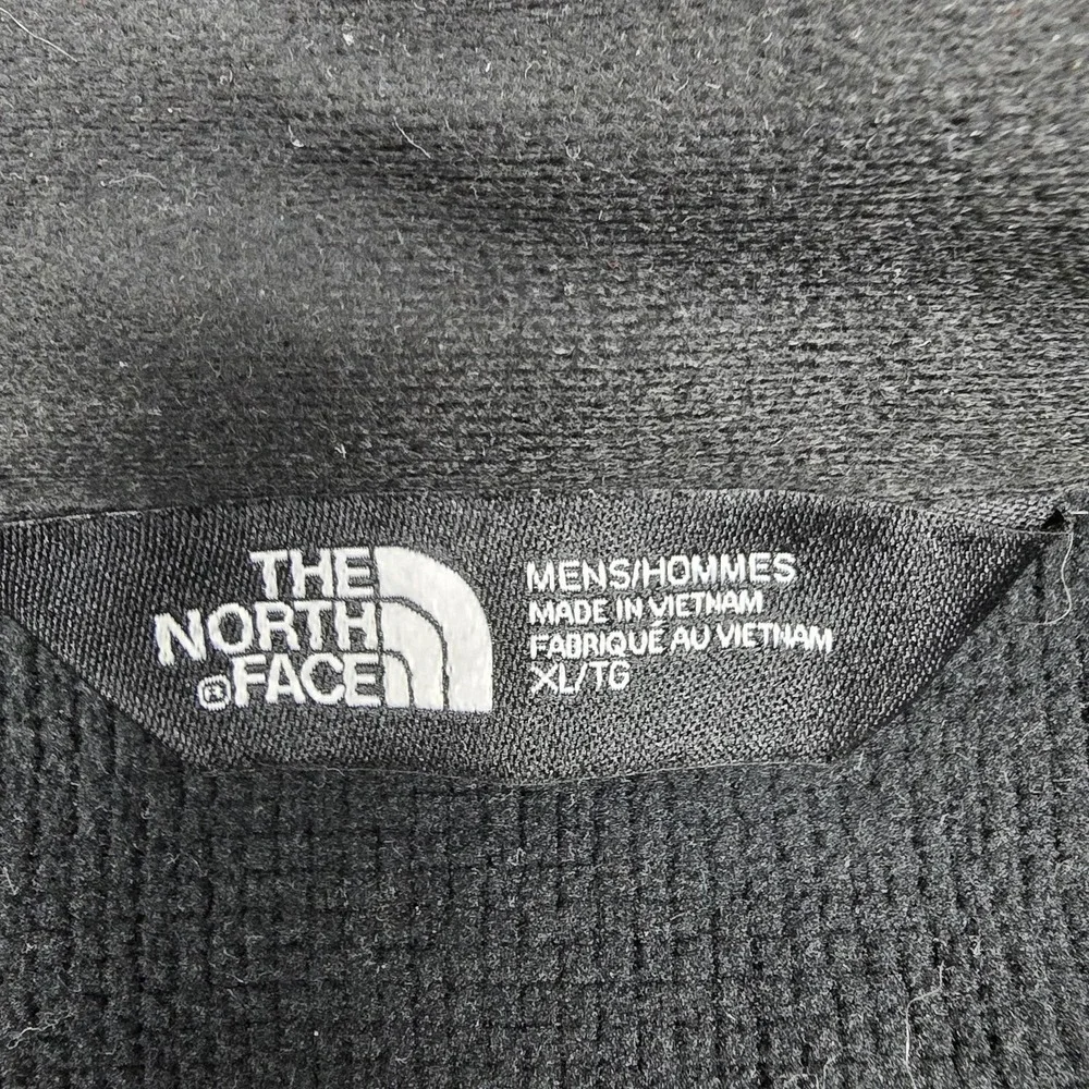 The‎ North Face Vest Mens XL Black Windwall Soft Shell Full Zip Pockets Lined